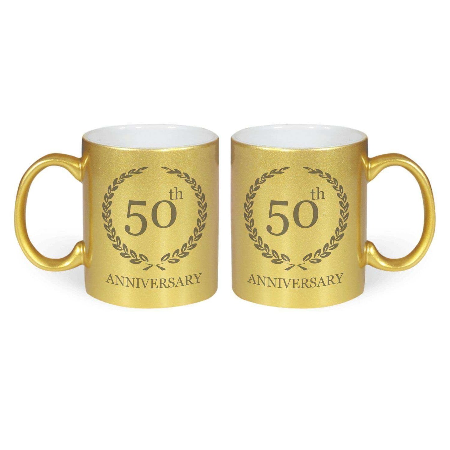 Ceramic Mug-11oz Gold/Silver