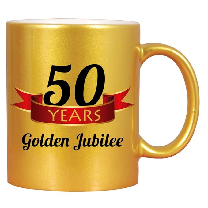 Ceramic Mug-11oz Gold/Silver